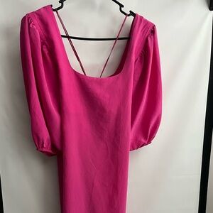 Express silk  Pink Women's Dress large